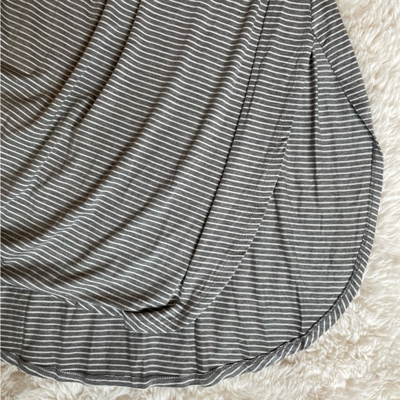 Cable & Gauge Grey Striped Maxi Dress - Picture 6 of 9